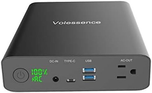 Volessence AC Outlet Laptop Power Bank, 60000mAh 130W Power Generator External Battery Pack for Laptop, Drone, Projector, CPAP and More