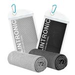 flintronic Cooling Towel 2 Pack (48"x12"), Cooling Cold Towels for Neck, Quick Dry Golf Towel for Instant Relief, Soft Breathable Sweat Towel, Microfibre Fitness Towel for Travel, Hiking, Gym, Yoga