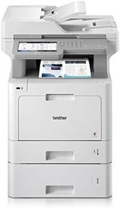 Brother MFC-L9570CDWT Professionelles 4-in-1 Farblaser-Multifunktionsgerät (31 Seiten/Min., Drucker, Scanner, Kopierer, Fax, 2400 x 600 dpi) weiß/grau