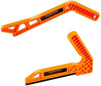 POWERTEC Deluxe Push Stick Fits Table Saws, Router Tables, Band Saws & Jointers. Ergonomic Handles Safety Push Tool for Wood working and Hand Protection. 2PK (71511)