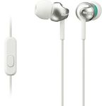 Sony MDREX110AP/W In-Ear Binaural Wired White Mobile Headset Mobile Headset (Binaural, In-Ear, White, Universal, Wired, 1.2 m)