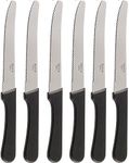 6pcs Steak Knives Serrated Set, Res