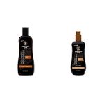 Australian Gold Rapid Tanning Intensifier Lotion, Coco Dreams, 8.5 Fl Oz | With Tea Tree Oil and Aloe Vera | Vitamin E & Bronzing Intensifier Dry Oil Spray, 8 Ounce | Colorboost Maximizer (AGDOBS)