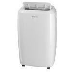 Daewoo 4-In-1 Portable Dehumidifier, Including Heating, Air Conditioning & Fan Options, For All Year Round Use. LED Display And Remote Control, 24 Hr Timer, Suitable for Home And Office Use