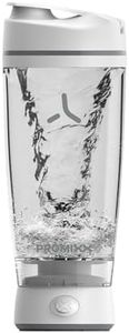 PROMiXX Original Shaker Bottle - Battery-powered for Smooth Protein Shakes - BPA Free, 600ml Cup (White)