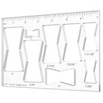 Router Jig Template,Butterfly Inlay Templates Decorative Router and Decorative Templates for Woodworking (1/4" Thick Butterfly)