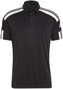 adidas Squadra 21 Short Sleeve Polo Shirt, Uomo, Black/White, 3XL