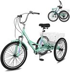 MOPHOTO Adult Folding Tricycle 7 Sp