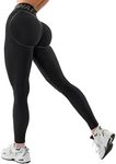 Bona Fide Butt Lifting Leggings for Women - Scrunch Butt Leggings High Waisted Tummy Control - Gym Workout Yoga Pants