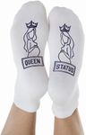 Kindred Bravely Labor and Delivery Inspirational Fun Non-Skid Socks for Maternity (Queen Status)