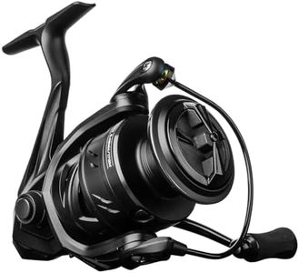 HANDING M1 Spinning Reel, Freshwater Fishing Reels Spinning, 9+1 Ball Bearings, 26.5LBs Max Drag, 5.2:1 Gear Ratio, Graphite Frame, CNC Aluminum Spool, 500 to 5000 Series, Handle Interchangeable