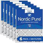 Nordic Pure 16x25x1 MERV 12 Pleated