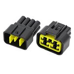 CNLW 5 Sets/Kits 8 Pin/Way Waterproof Electrical Wire Connectors DJ7081Y-2.3-11/21 Male and female Automobile Connector