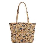 Vera Bradley Women's Cotton Small Vera Tote Bag Handbag, French Hens, One Size