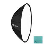 Godox AD-S85S 85cm/33.5in Portable Deep Parabolic Softbox Umbrella Godox Mount Fast Installation Silver Reflector for Godox AD400Pro Flash Light