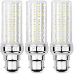 SAUGLAE 20W LED Corn Bulbs, 150W Incandescent Bulbs Equivalent, 6000K Daylight White, 2300Lm, B22 Bayonet Cap Light Bulbs, 3-Pack