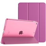 TiMOVO for iPad 10.2 Case iPad 9th Generation 2021/ iPad 8th Generation 2020/ iPad 7th Generation 2019 Case,Slim Translucent Hard PC Protective Smart Cover with Stand for iPad 10.2 Inch, Pink Purple