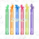 20 Packs Mini Bubbles Unicorm Bubbles With Bubble Wand Bottles Birthday Bubble Solution Blowers For Kids Children Party Supply Summer Outdoor Toys