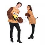 ORION COSTUMES Adult Unisex Brown 2 Person Slinky Pet Novelty Carnival Fancy Dress Costume