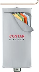 CostarMatter Clothes Warmer, Mini Portable Heater with PTC Heating & Intelligent Timer, Hangable & Foldable Warmer for Clothes/Underwear/Baby Clothes, Fast Heating for Apartments RV Travel, 41inch