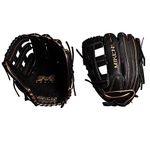 Miken Pro Series 13" Slow Pitch Softball Glove: PRO130-BG Right Hand Thrower, Black/Gold