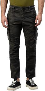 Royal Enfield Men's Regular Pants (RLATRS231500_Olive CAMO