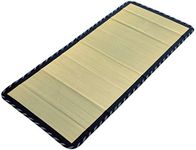 MIINA Japanese Traditional Igusa (Rush Grass) Tatami Mattress, Sleeping Mat, Japanese futon Mattress, Goza Mat (Twin, Natural) 35” X 79”