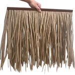 BULI Mexican Straw Roof Tiki Bar Grass Roofing Outdoor Artificial Duck Boat Blinds Palapas Palm Thatch Tiki Hut Thatch Roof For Fence Wall House Decoration (Size : 10 pcs), Onecolor