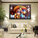 PARI ARTS Wood Religious Painting, Multicolour, Solid, Standard