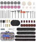 HARDELL Rotary Tool Accessories, 227pcs Power Rotary Tool Accessories Kit, 1/8"(3.2mm) Diameter Shanks, Universal Fitment for Easy Cutting, Polishing, Sanding, Carving, Grinding, Engraving