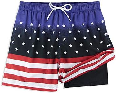 MILANKERR Men's Active Athletic Performance Shorts with Compression Lining 5.5" Inch Workout Running Compression Short