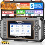 FOXWELL NT614 Elite OBD2 Scanner ABS SRS Transmission Diagnostic Tool with Oil Light & EPB Reset, Check Engine Code Reader, Airbag Car Diagnostic Scanner for All Cars [Eng.&SPA.Version]