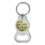 GRAPHICS & MORE Minions Minion Collage Keychain with Bottle Cap Opener