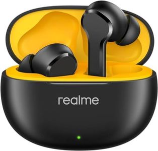 realme Buds T100 - In-Ear True Wireless Bluetooth, Auricolari senza Fili IPX5, riduzione del rumore delle chiamate, Fino a 28h di Autonomia, Custodia di Ricarica, Nero