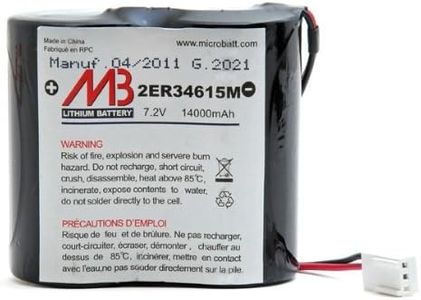 BATTERIE PILE LITHIUM ALARME SAUVEGARDE 7.2V 14Ah