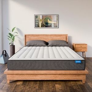 Comforto Hybrid King Size Mattress |Pocket Spring with Orthopedic Memory Foam Mattress |100 Nights Trial | Medium Firm Comfort |78x72x10 Inch