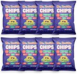 Mr. Tortilla Keto Chips - Dairy Free, Keto Friendly Tortilla Chips Protein Snacks, 3 Net Carbs Per Serving, 10g Protein per Bag, Low Carb, Protein Chips - (Multigrain 2 oz Bags, Pack of 8)