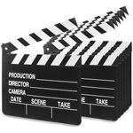 BigOtters 7PCS Movie Clapper Board, 7.9“ x 7.1” Hollywood Clapperboard Cardboard Film Accessory, Party Theme Centerpiece Photo Props