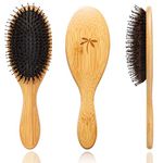 Belula Boar Bristle Hair Brush - Hair Brushes for Women & Mens Hair Brush, Detangler Brush, Hairbrush, Detangling Brush for Long, Curly or Any Type of Hair.