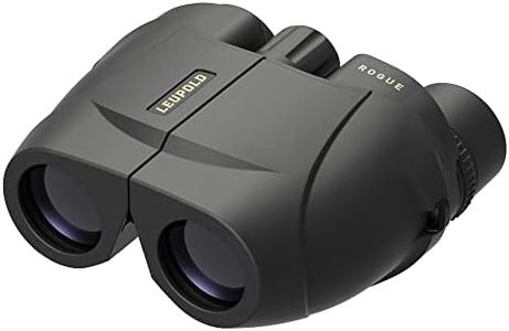 Leupold Rogue Compact Porro Prism Binocular, 10x25mm, Black