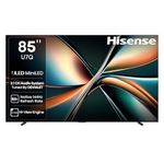 Hisense 215 cm (85 inches) U7Q Series 4K Ultra HD Smart QLED Mini LED TV 85U7Q (Black)