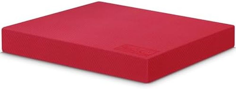 Yes4All Foam Balance Pad for Balance Exercises and Core Strength- Size L 15.5"x 13"x 2" Red