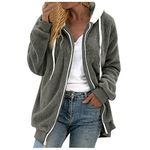 Women'S Thin Zip Hoodie Pluse Size Clothing Road Trip Essentials For Teens Korean Coat Shoes Sweatshirt For Women Graphic Womens Sweatshirts Trendy Crop Hoodie Top Bengals Merch Cheistmas Shirts