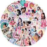 50PCs Singer Melanie Martinez Stickers, Aesthetic Vinyl Star Idol Stickers and Decals, Notebook Water Bottle Stickers, Kids Stickers for Hydro Flask, Car, Planner, Skateboard, Holiday Gifts Stickers …