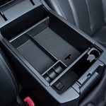 JKCOVER Center Console Organizer Tray Compatible with Toyota 4Runner 2010-2019 2020 2021 Toyota 4Runner Accessories,Insert Armrest Box Secondary Storage ABS Black Materials