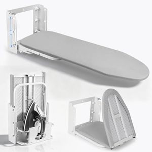 Wall Mounted Ironing Board Height Adjustment with Iron Holder 36 x 12 Inch