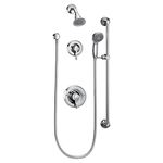 Moen Commercial Chrome Posi-Temp Pressure Balancing Shower and Handshower Trim, Valve Required, T8342