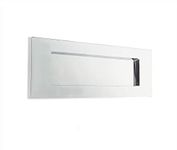 Traditional Letter Plate Polished Chrome 305 X 102mm