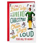 Hallmark Boxed Christmas Cards, Elf Movie (16 Cards and Envelopes)