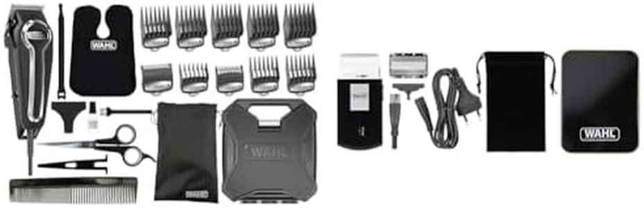 WAHL 20106.0460 Elite Pro Cortadora de Pelo 03615-1016 Máquina de Afeitar de Láminas, Negro y Plata